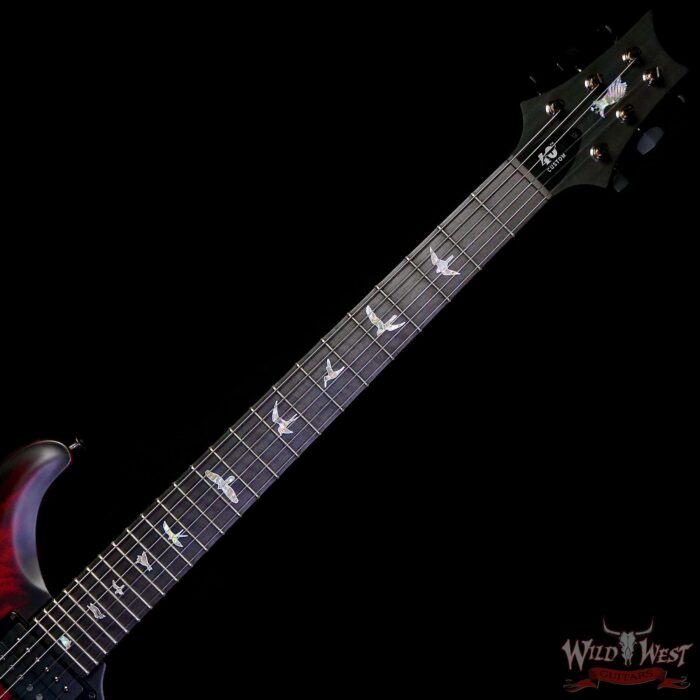 Paul Reed Smith PRS 40th Anniversary Custom 24 Satin Limited Edition Fire Smokeburst (Stained Binding) 7.70 lbs - Image 4