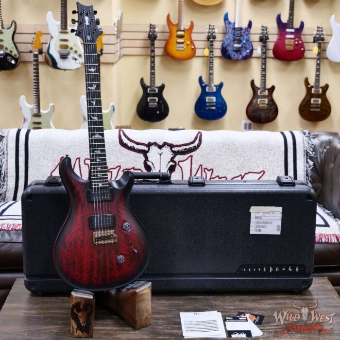 Paul Reed Smith PRS 40th Anniversary Custom 24 Satin Limited Edition Fire Smokeburst (Stained Binding) 7.70 lbs - Image 5
