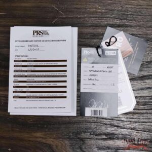 Paul Reed Smith PRS 40th Anniversary Custom 24 Satin Limited Edition Fire Smokeburst (Stained Binding) 7.70 lbs - Image 11