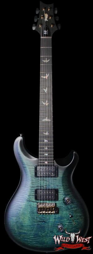 Paul Reed Smith PRS 40th Anniversary Custom 24 Satin Limited Edition Cobalt Smokeburst (Stained Binding) 7.60 lbs