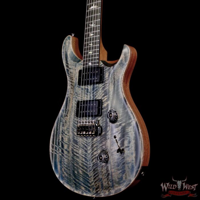 Paul Reed Smith PRS 40th Anniversary Custom 24 Satin Limited Edition Faded Whale Blue (Natural Back) 7.20 lbs - Image 2