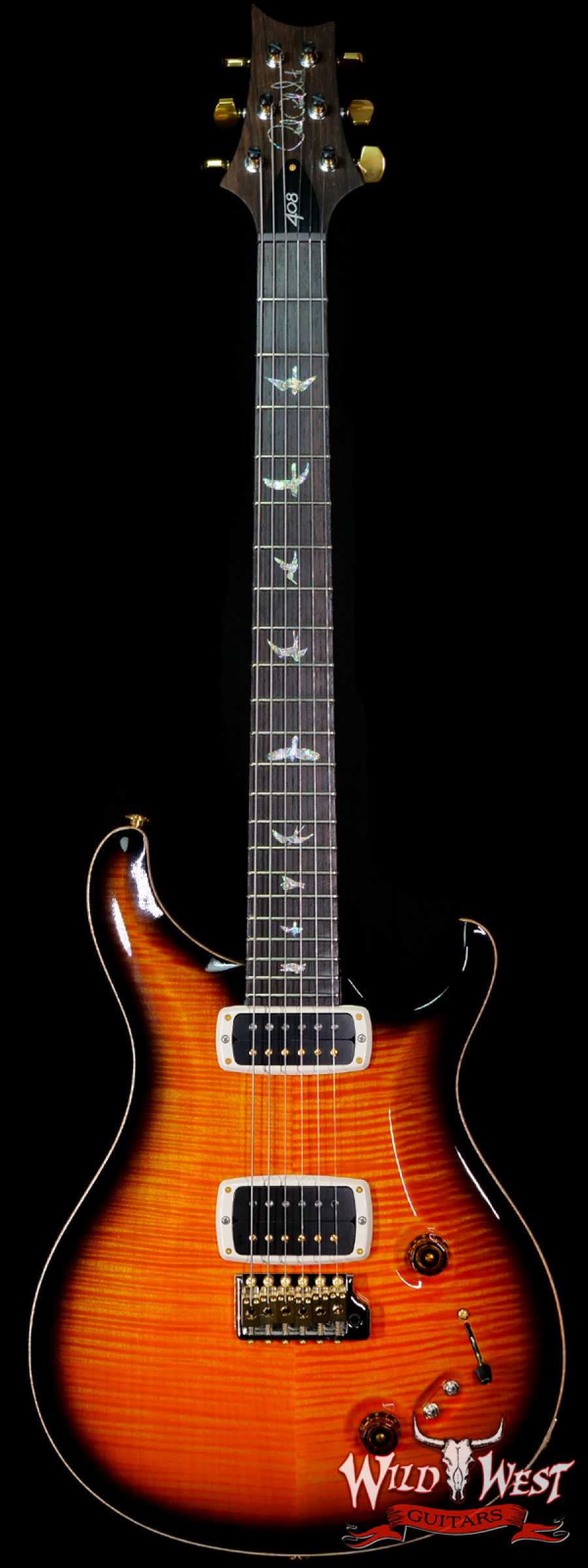 prs-ap-408-279776-main__wwg_large.jpg Paul Reed Smith PRS Artist Package 408 Flame Maple Top Brazilian Rosewood Board Solana Smokeburst - Image 1