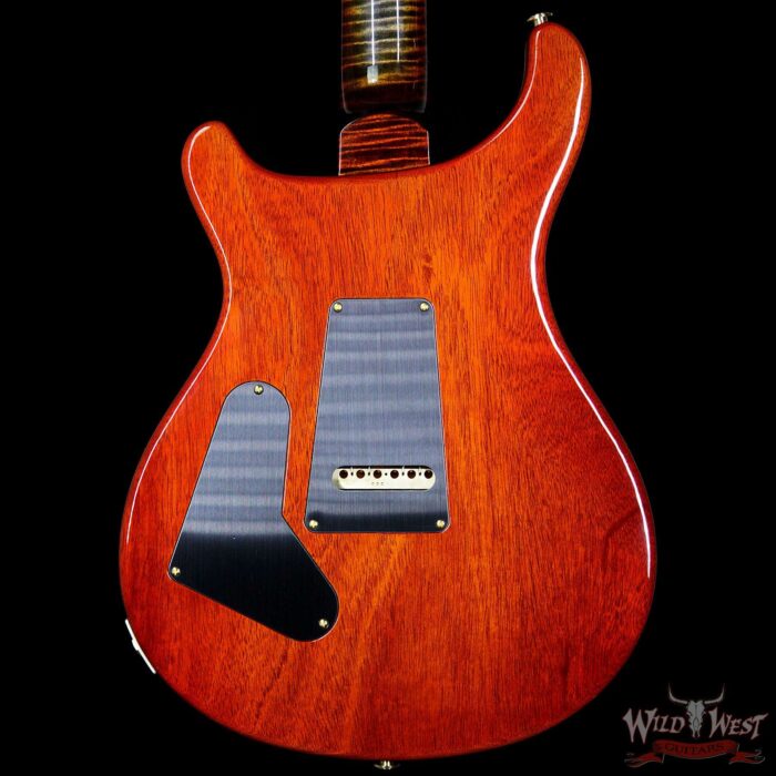 PRS Artist Package Custom 24 Flame Maple Top and Neck Ebony Fretboard Burnt Maple Leaf - Image 7