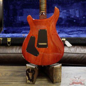 PRS Artist Package Custom 24 Flame Maple Top and Neck Ebony Fretboard Burnt Maple Leaf - Image 15