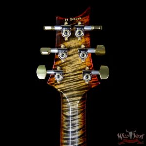 PRS Artist Package Custom 24 Flame Maple Top and Neck Ebony Fretboard Burnt Maple Leaf - Image 10