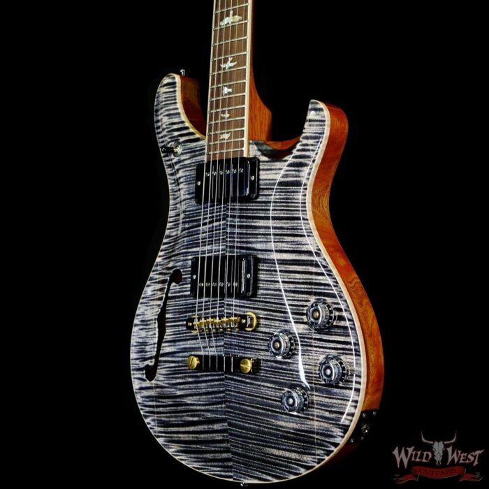 Paul Reed Smith PRS Artist Package McCarty 594 Semi-Hollow Brazilian Rosewood Fingerboard Charcoal with Natural Back - Image 2