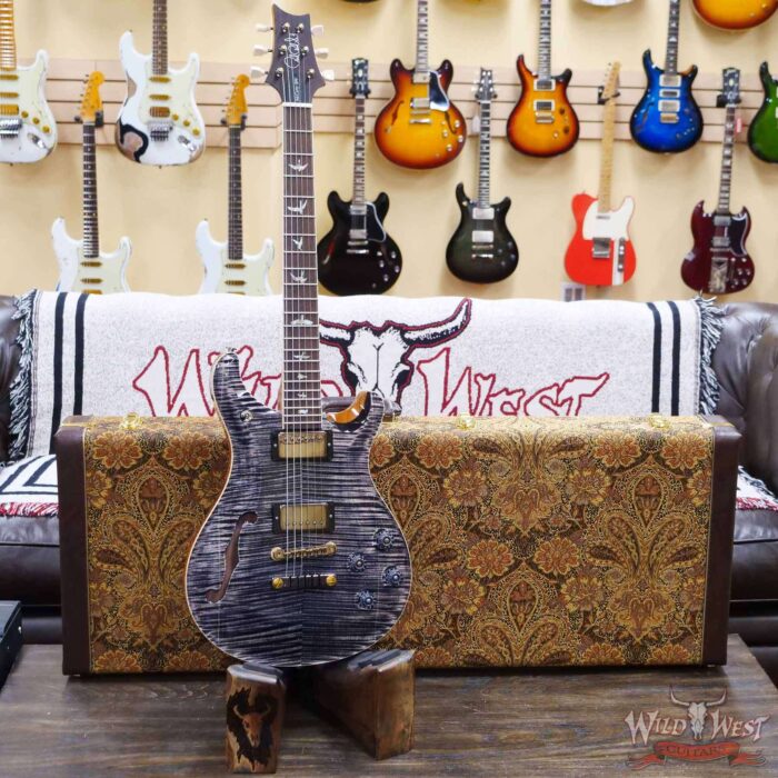 Paul Reed Smith PRS Artist Package McCarty 594 Semi-Hollow Brazilian Rosewood Fingerboard Charcoal with Natural Back - Image 6