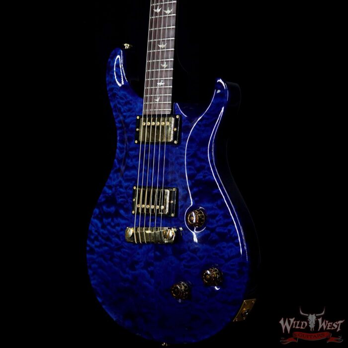 2007 PRS 20th Anniversary Artist Package Quilt Top Custom 22 Brazilian Rosewood Fingerboard Royal Blue - Image 2