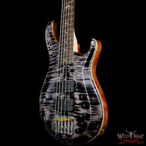 Paul Reed Smith PRS Core Grainger 5-String Bass Flame Maple Top Rosewood Fingerboard Charcoal - Image 2