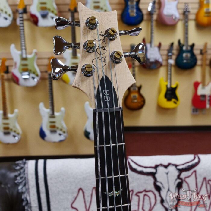 Paul Reed Smith PRS Core Grainger 5-String Bass Flame Maple Top Rosewood Fingerboard Charcoal - Image 7