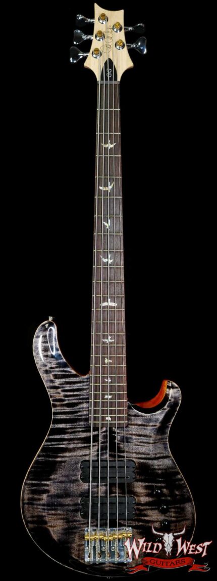 Paul Reed Smith PRS Core Grainger 5-String Bass Flame Maple Top Rosewood Fingerboard Charcoal