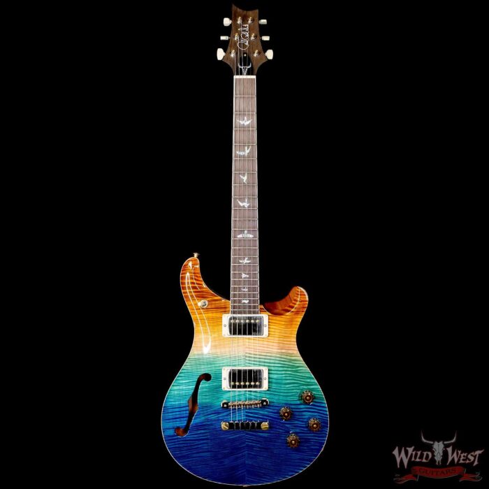 PRS Wild West Guitars 25th Anniversary Limited Run Wood Library Artist Package McCarty 594 Semi-Hollow Beach Fade (Private Stock Color) 7.35 LBS (US Only / No International Shipping) - Image 3