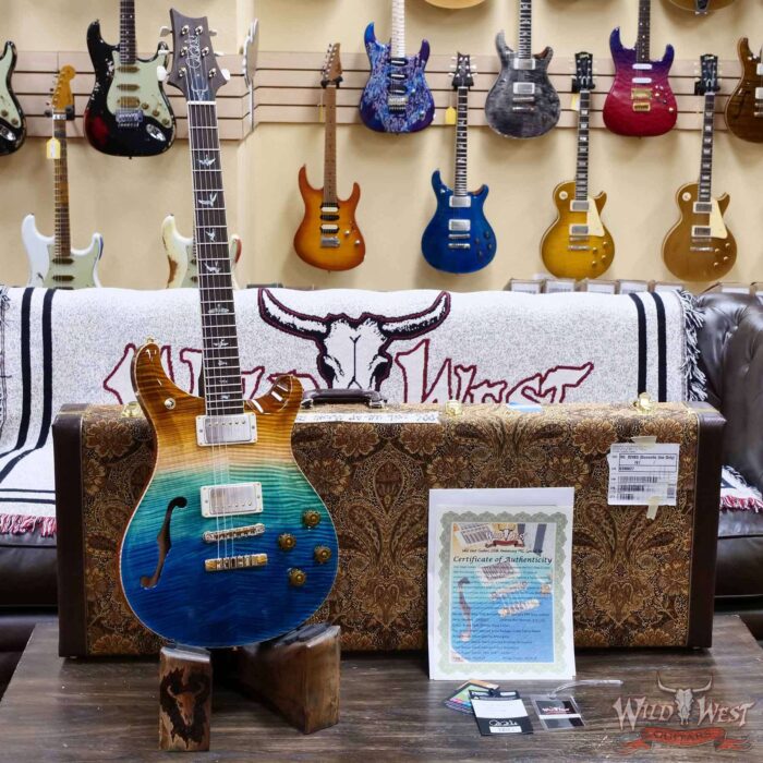 PRS Wild West Guitars 25th Anniversary Limited Run Wood Library Artist Package McCarty 594 Semi-Hollow Beach Fade (Private Stock Color) 7.35 LBS (US Only / No International Shipping) - Image 7