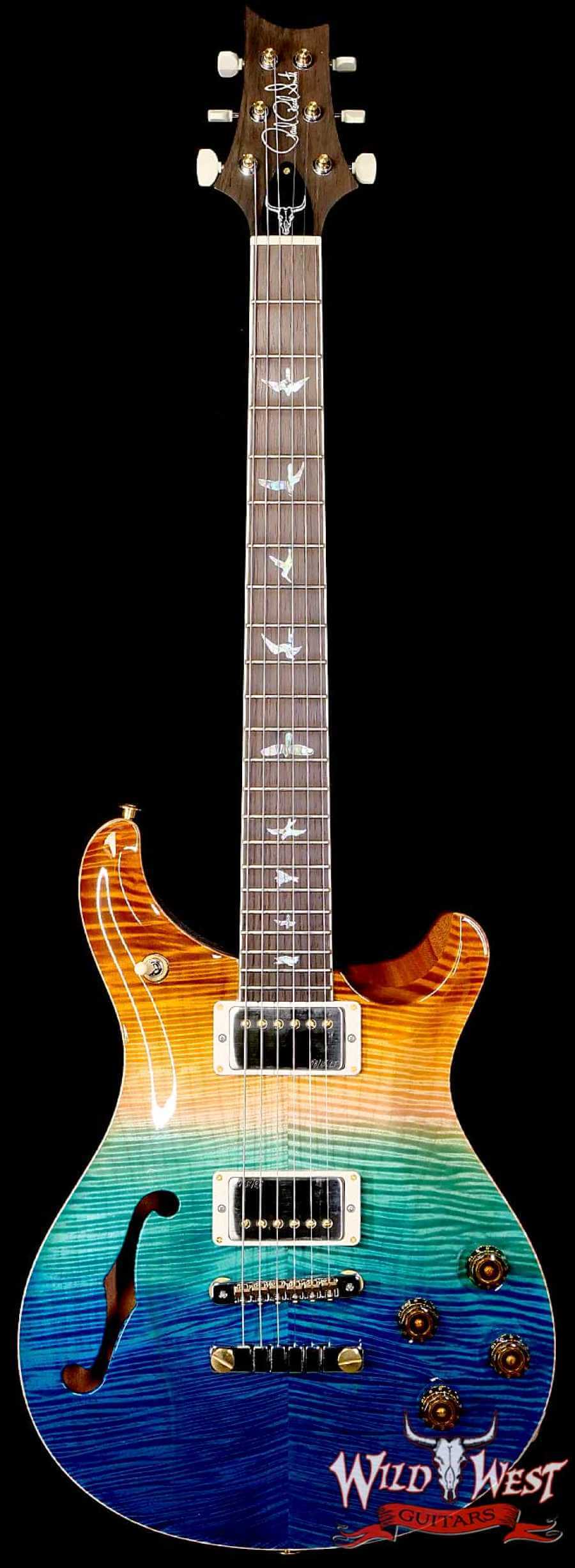 prs-beachfade-main__wwg_large.jpg PRS Wild West Guitars 25th Anniversary Limited Run Wood Library Artist Package McCarty 594 Semi-Hollow Beach Fade (Private Stock Color) 7.35 LBS (US Only / No International Shipping) - Image 1
