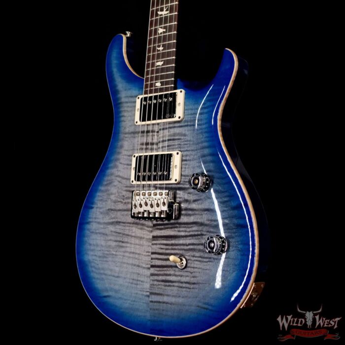 Paul Reed Smith PRS Wild West Guitars Special Run CE 24 Painted Black Neck 57/08 Covered Pickups Faded Grey Black Blue Burst 7.65 LBS - Image 2