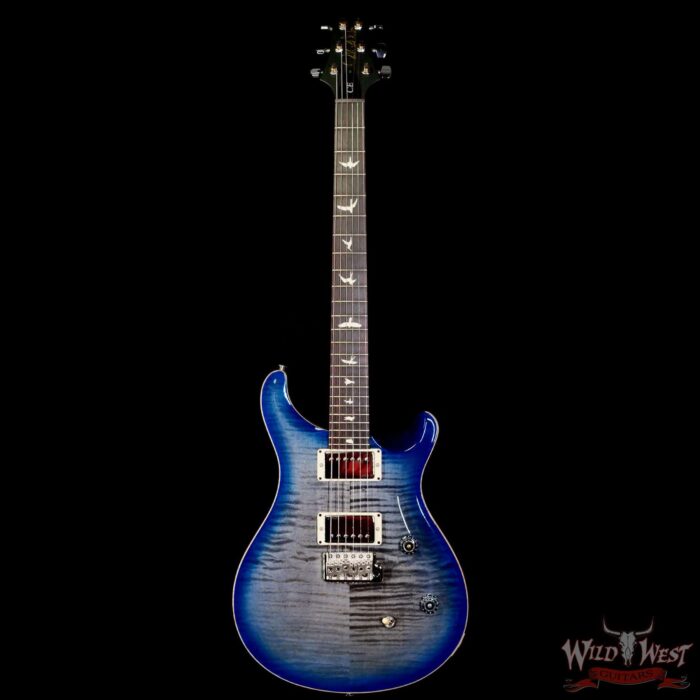 Paul Reed Smith PRS Wild West Guitars Special Run CE 24 Painted Black Neck 57/08 Covered Pickups Faded Grey Black Blue Burst 7.65 LBS - Image 3