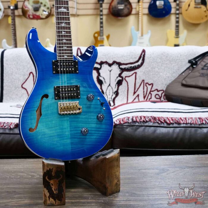 Paul Reed Smith PRS SE Custom 24 Semi-Hollow Piezo Lake Blue 6.90 LBS - Image 6