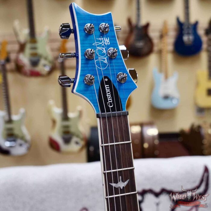 Paul Reed Smith PRS SE Custom 24 Semi-Hollow Piezo Lake Blue 6.90 LBS - Image 7
