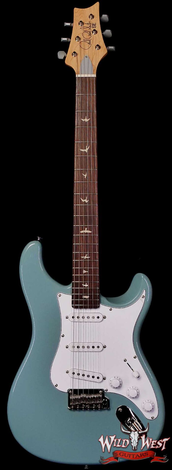 2025 Paul Reed Smith PRS SE Series Silver Sky Rosewood Stone Blue 7.30 LBS - Image 1