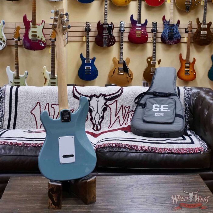 2025 Paul Reed Smith PRS SE Series Silver Sky Rosewood Stone Blue 7.30 LBS - Image 8