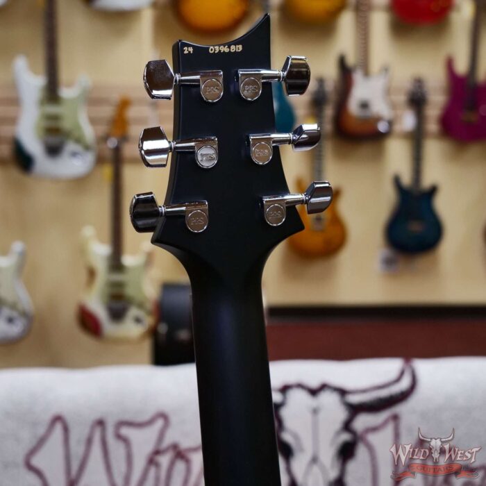 Paul Reed Smith PRS Wild West Guitars Special Run CE 24 Painted Black Neck 57/08 Covered Pickups Faded Grey Black Blue Burst 7.65 LBS - Image 9