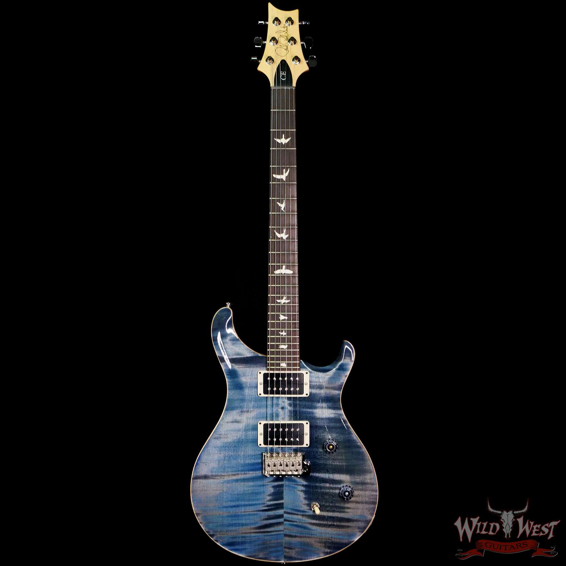 prs-ce-328454-c1__wwg.jpg Paul Reed Smith PRS Bolt-On Eletrics CE 24 Faded Whale Blue - Image 3