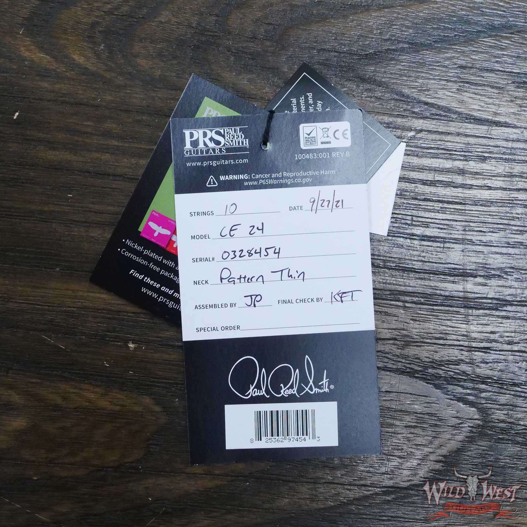 prs-ce-328454-d7__wwg.jpg Paul Reed Smith PRS Bolt-On Eletrics CE 24 Faded Whale Blue - Image 11