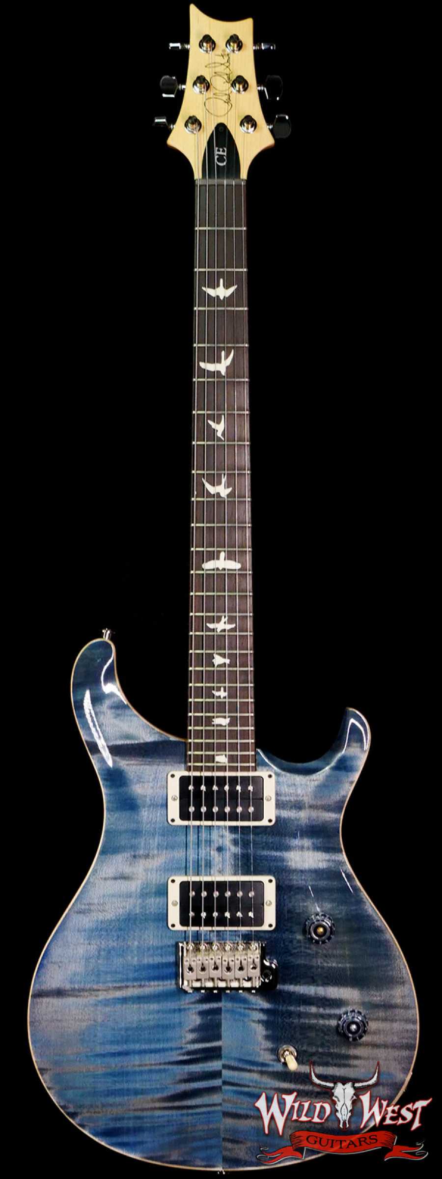 prs-ce-328454-main__wwg_large.jpg Paul Reed Smith PRS Bolt-On Eletrics CE 24 Faded Whale Blue - Image 1