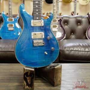 PRS Wild West Guitars Special Run CE 24 Flame Top Painted Neck 57/08 Pickups Blue Matteo - Image 7