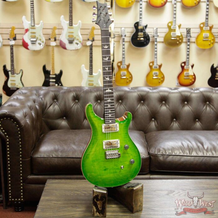 Paul Reed Smith PRS Wild West Guitars Special Run CE 24 Flame Top Painted Neck 57/08 Pickups Eriza Verde 285730 - Image 5