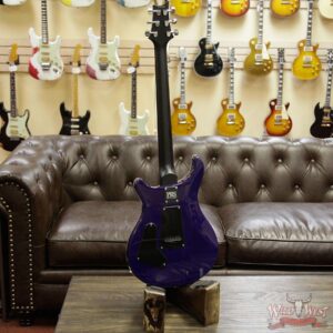 Paul Reed Smith PRS Wild West Guitars Special Run CE 24 Flame Top Painted Neck 57/08 Pickups Makena Blue 286717 - Image 8