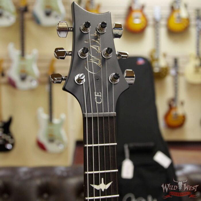 Paul Reed Smith PRS Wild West Guitars Special Run CE 24 Flame Top Painted Neck 57/08 Pickups Makena Blue 288743 - Image 6