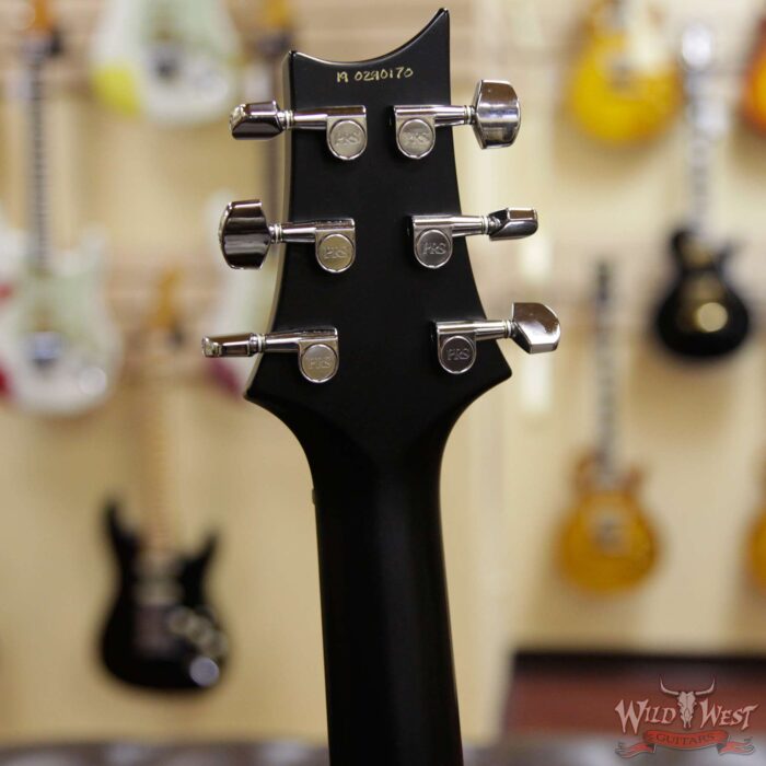 PRS Wild West Guitars Special Run CE 24 Flame Top Painted Neck 57/08 Pickups Gray Black Purple Burst 290170 - Image 11