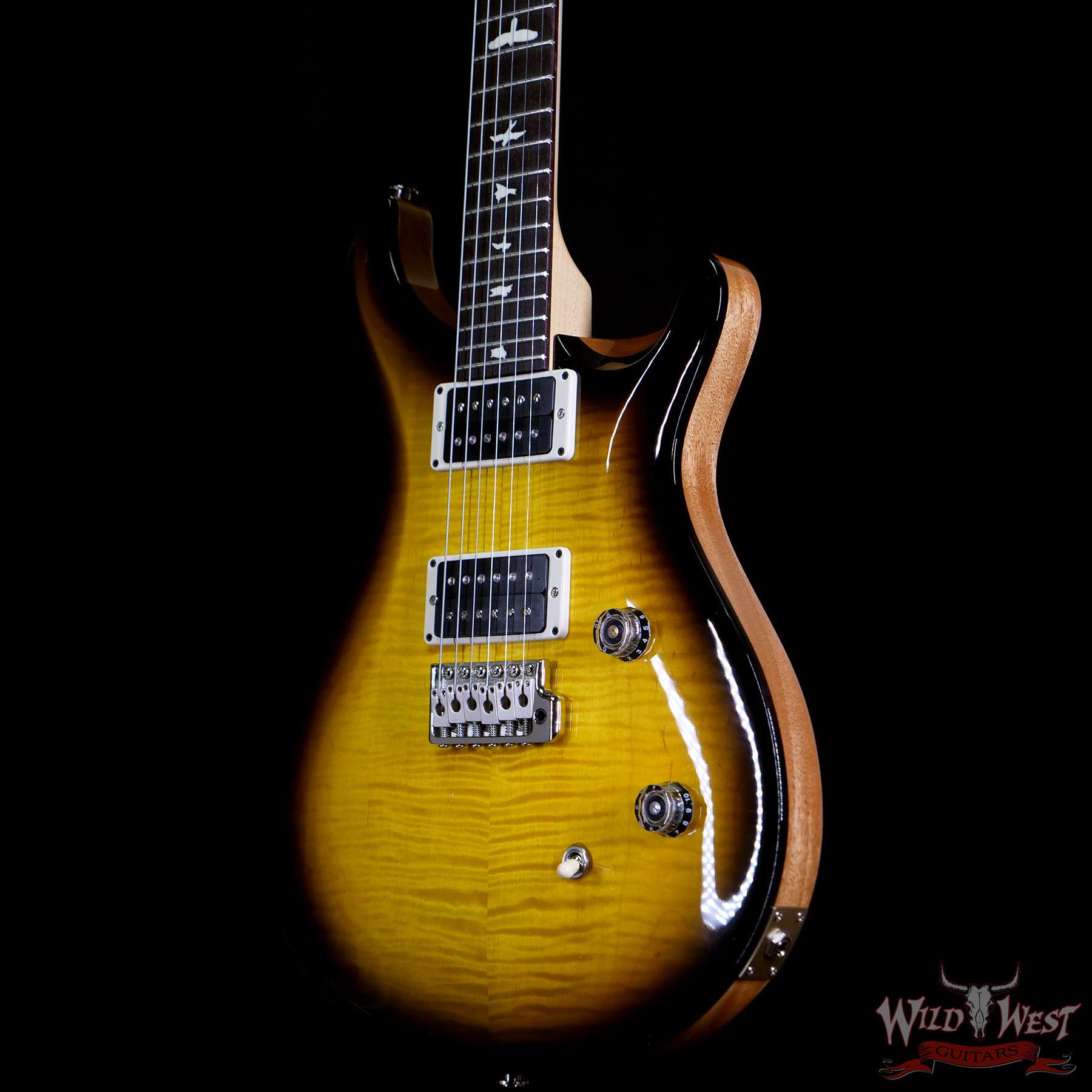 prs-ce24-303894-br__wwg.jpg Paul Reed Smith PRS CE 24 Rosewood Fingerboard Vintage Smoke Wrap Burst with Natural back - Image 2