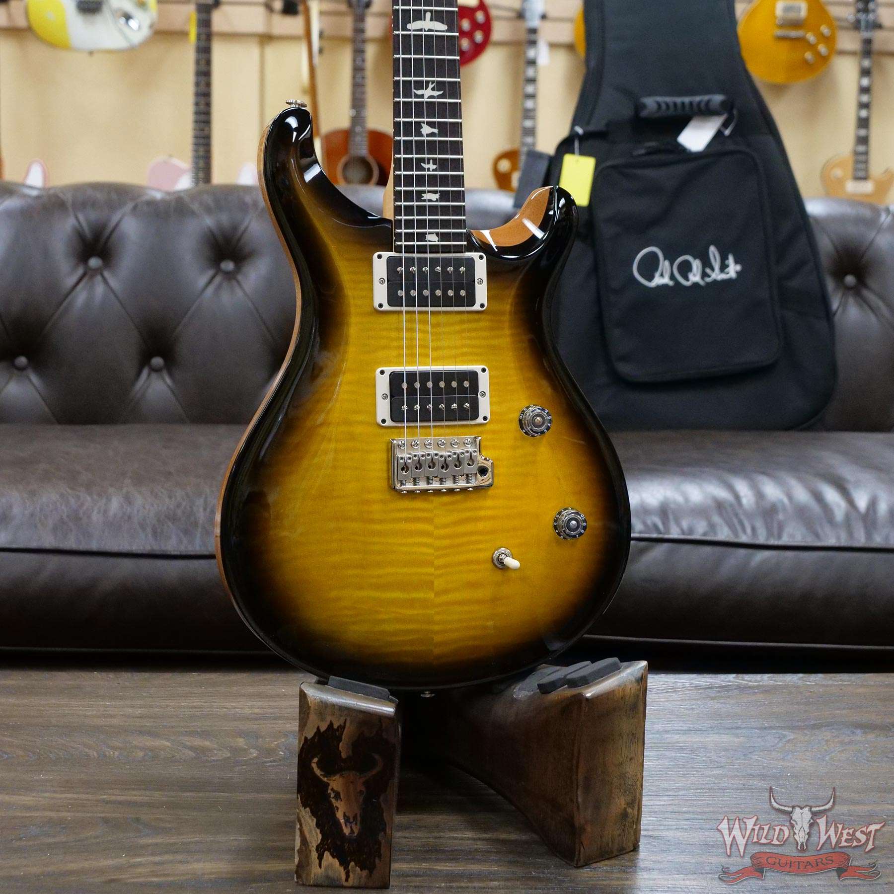 prs-ce24-303894-d2__wwg.jpg Paul Reed Smith PRS CE 24 Rosewood Fingerboard Vintage Smoke Wrap Burst with Natural back - Image 7