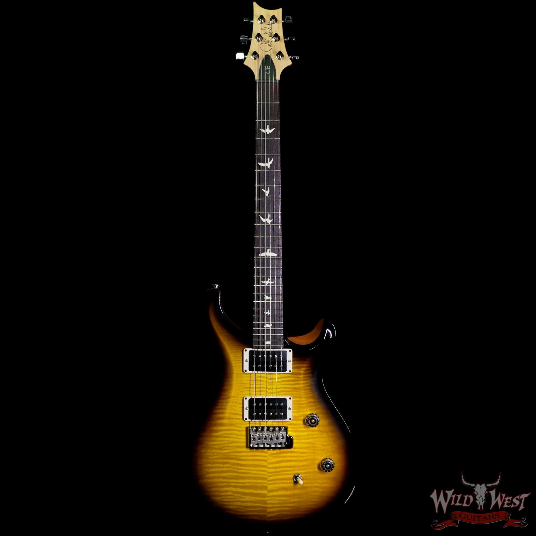 prs-ce24-303894-f__wwg.jpg Paul Reed Smith PRS CE 24 Rosewood Fingerboard Vintage Smoke Wrap Burst with Natural back - Image 3