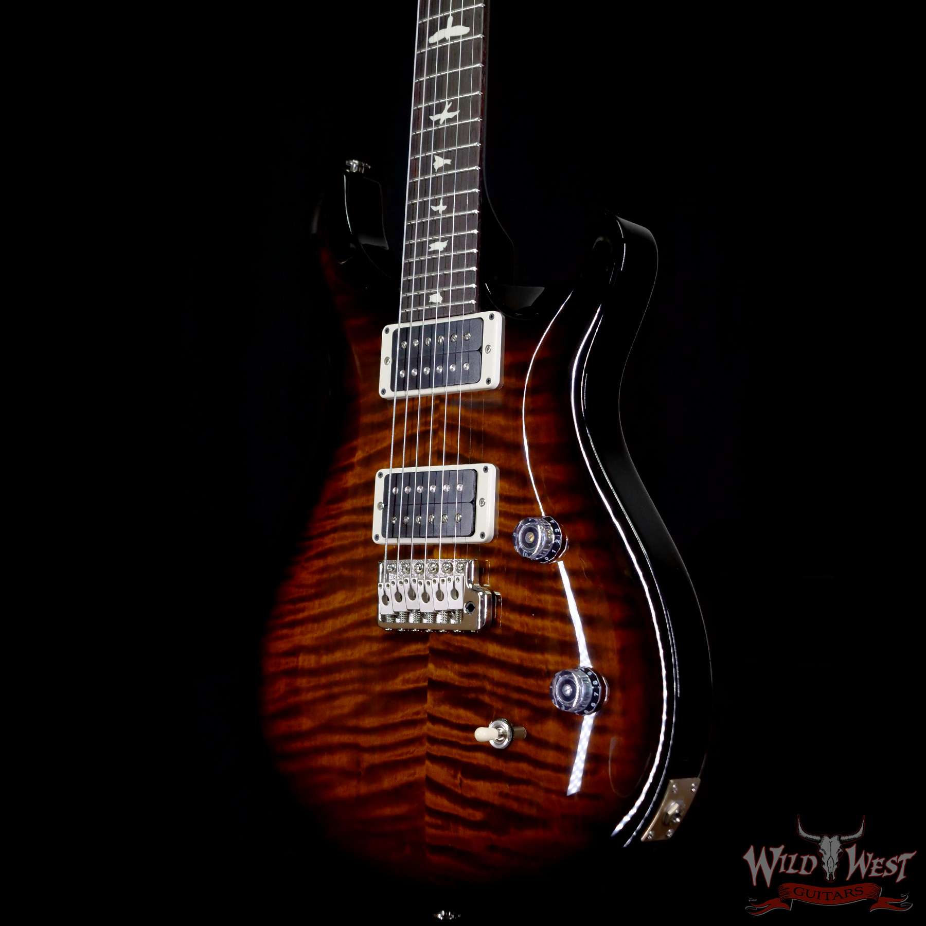 prs-ce24-304701-br__wwg.jpg Paul Reed Smith PRS CE 24 Rosewood Fingerboard Amber Smokewrap Burst - Image 2