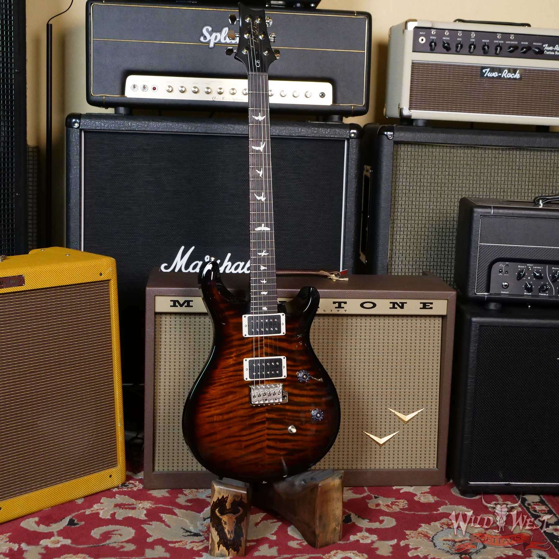 prs-ce24-304701-d1__wwg.jpg Paul Reed Smith PRS CE 24 Rosewood Fingerboard Amber Smokewrap Burst - Image 4