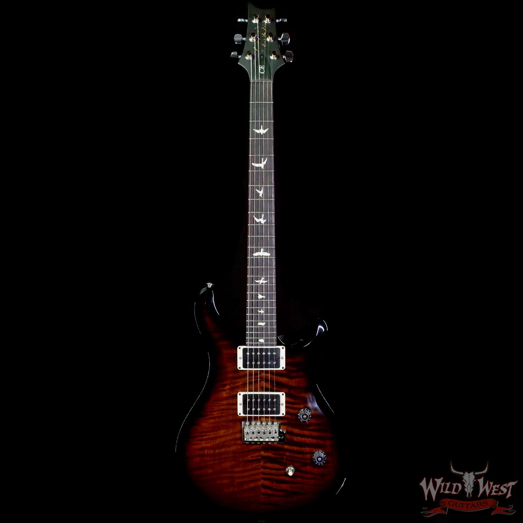prs-ce24-304701-f__wwg.jpg Paul Reed Smith PRS CE 24 Rosewood Fingerboard Amber Smokewrap Burst - Image 3