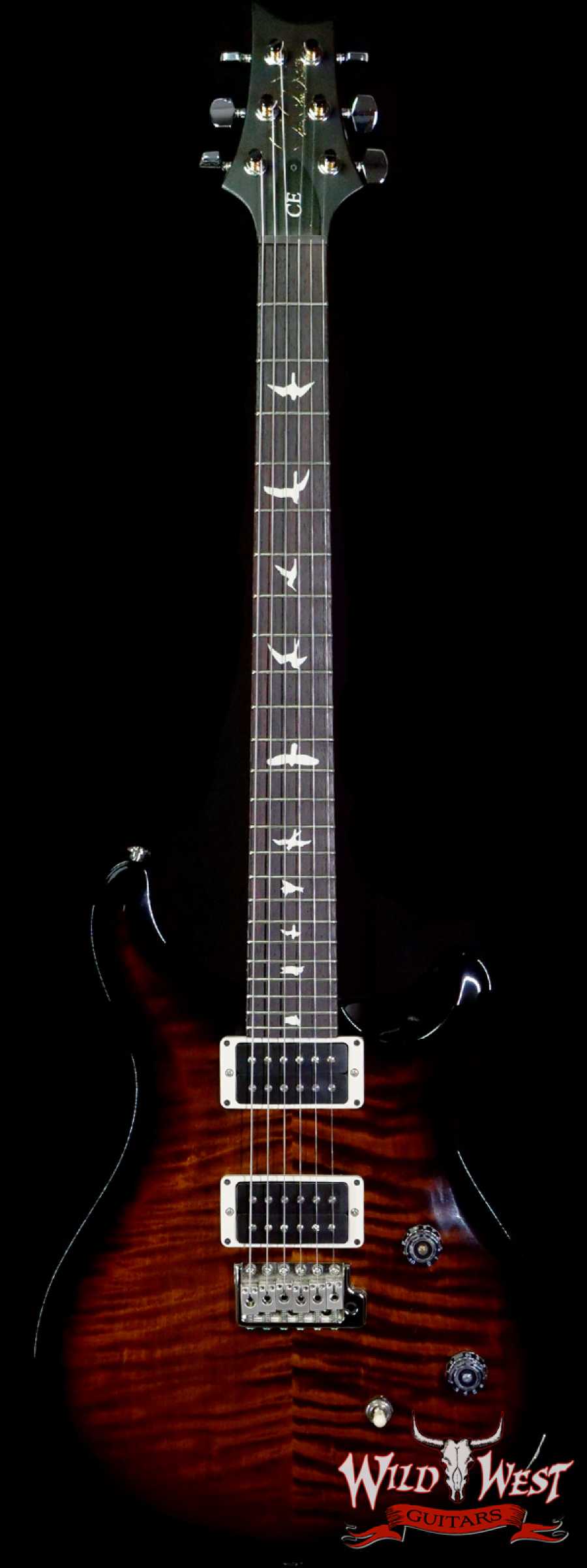 prs-ce24-304701-main__wwg_large.jpg Paul Reed Smith PRS CE 24 Rosewood Fingerboard Amber Smokewrap Burst - Image 1