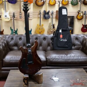 PRS Wild West Guitars Special Run Flame Top Black Neck CE 24 57/08 Pickups Violin Amber Burst - Image 8