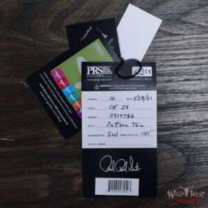 Paul Reed Smith PRS CE 24 Rosewood Fingerboard Blue Matteo Wrap Burst - Image 11
