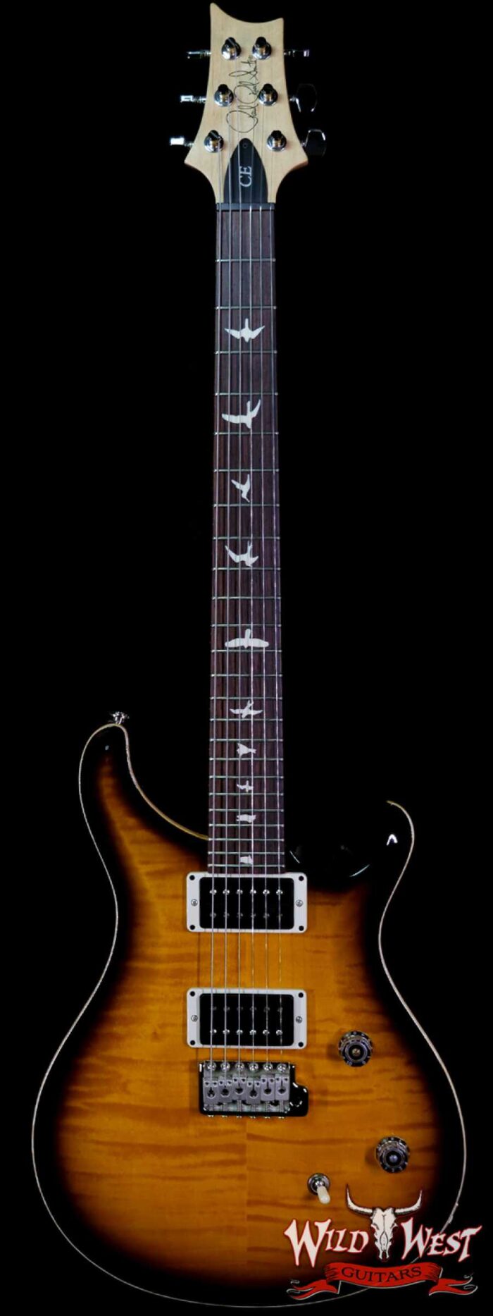 Paul Reed Smith PRS CE 24 Rosewood Fingerboard Vintage Smokeburst 7.70 LBS - Image 1