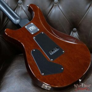 PRS Wild West Guitars Special Run Flame Top Black Neck CE 24 57/08 Pickups Violin Amber Burst 322360 - Image 10