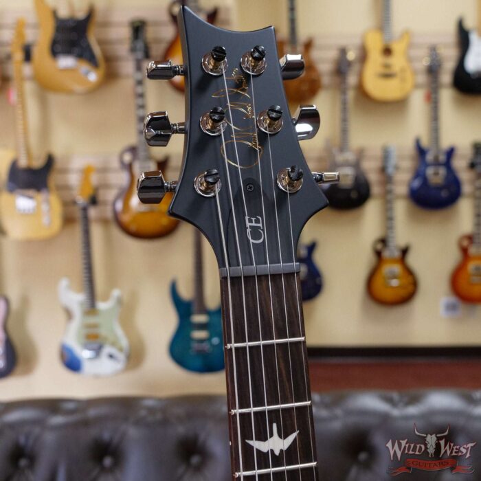 Paul Reed Smith PRS CE 24 Painted Black Neck & Headstock Sapphire Burst - Image 5
