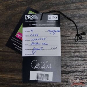 Paul Reed Smith PRS CE 24 Painted Black Neck & Headstock Sapphire Burst - Image 10