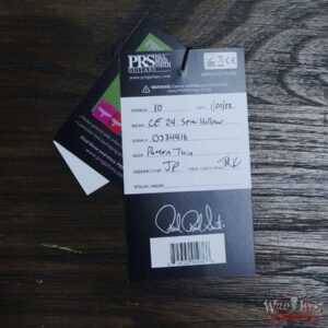 Paul Reed Smith PRS Bolt-On Eletrics CE 24 Semi-Hollow Blue Matteo Burst - Image 12