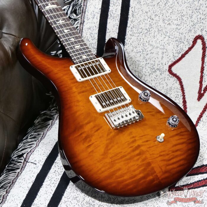 Paul Reed Smith PRS Wild West Guitars Special Run CE 24 Painted Black Neck 57/08 Pickups Violin Amber Sunburst 7.95 LBS - Image 6