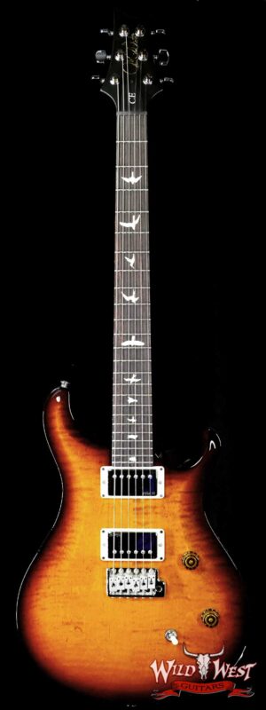 Paul Reed Smith PRS Wild West Guitars 2023 Special Run CE 24 Painted Black Neck 57/08 Pickups Violin Amber Sunburst 7.85 LBS