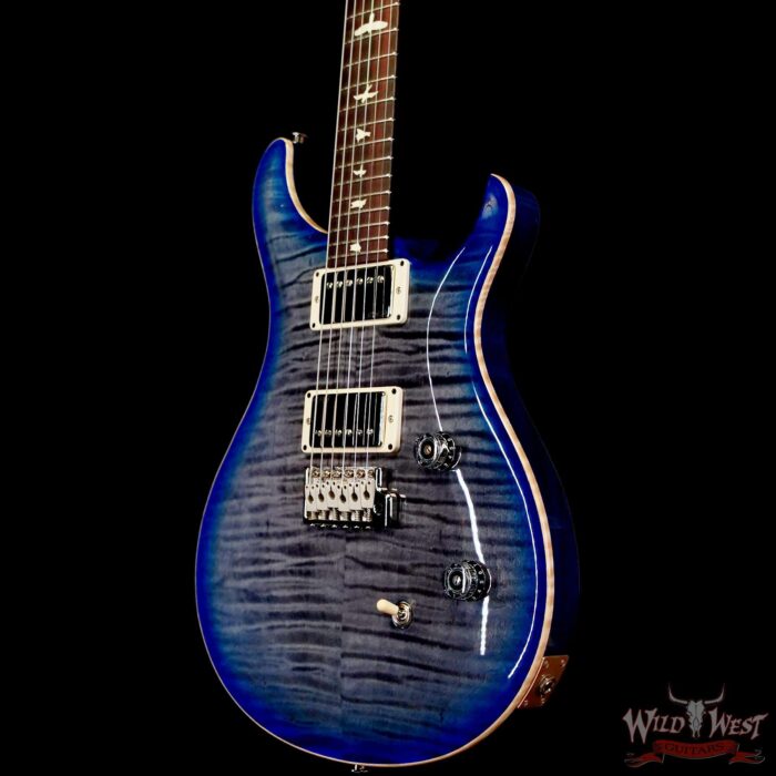 Paul Reed Smith PRS Wild West Guitars Special Run CE 24 Painted Black Neck 57/08 Covered Pickups Faded Grey Black Blue Burst 7.50 LBS - Image 2